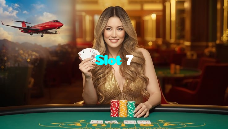 Slot 7 casino presented on mobile device in Pakistan with slots and live games